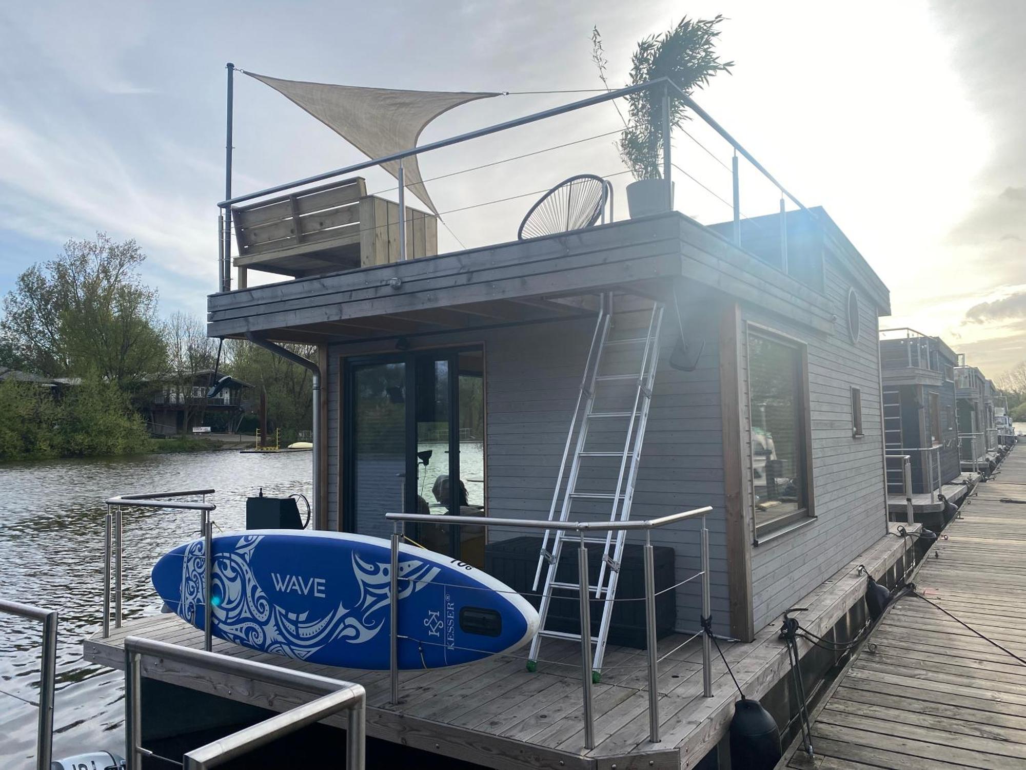 Hausboot Off Im Diamantgraben An Der Elbe Hotel Hamburg Kültér fotó